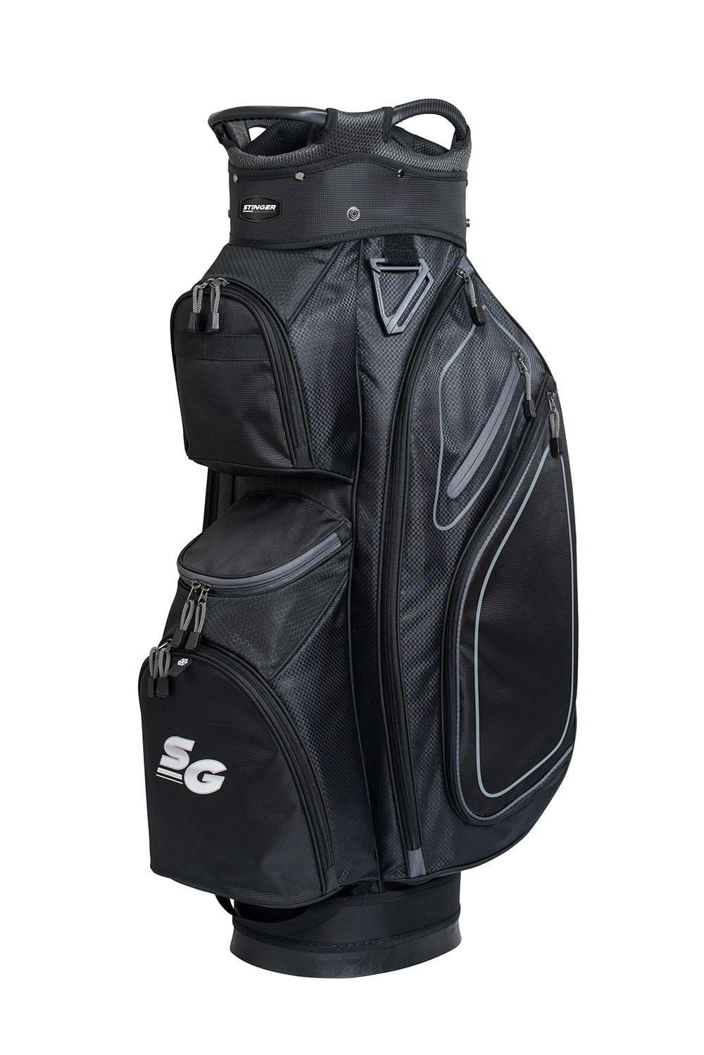 Stinger - Lightweight Golf Bag Black/Grey - AJM Autodrive