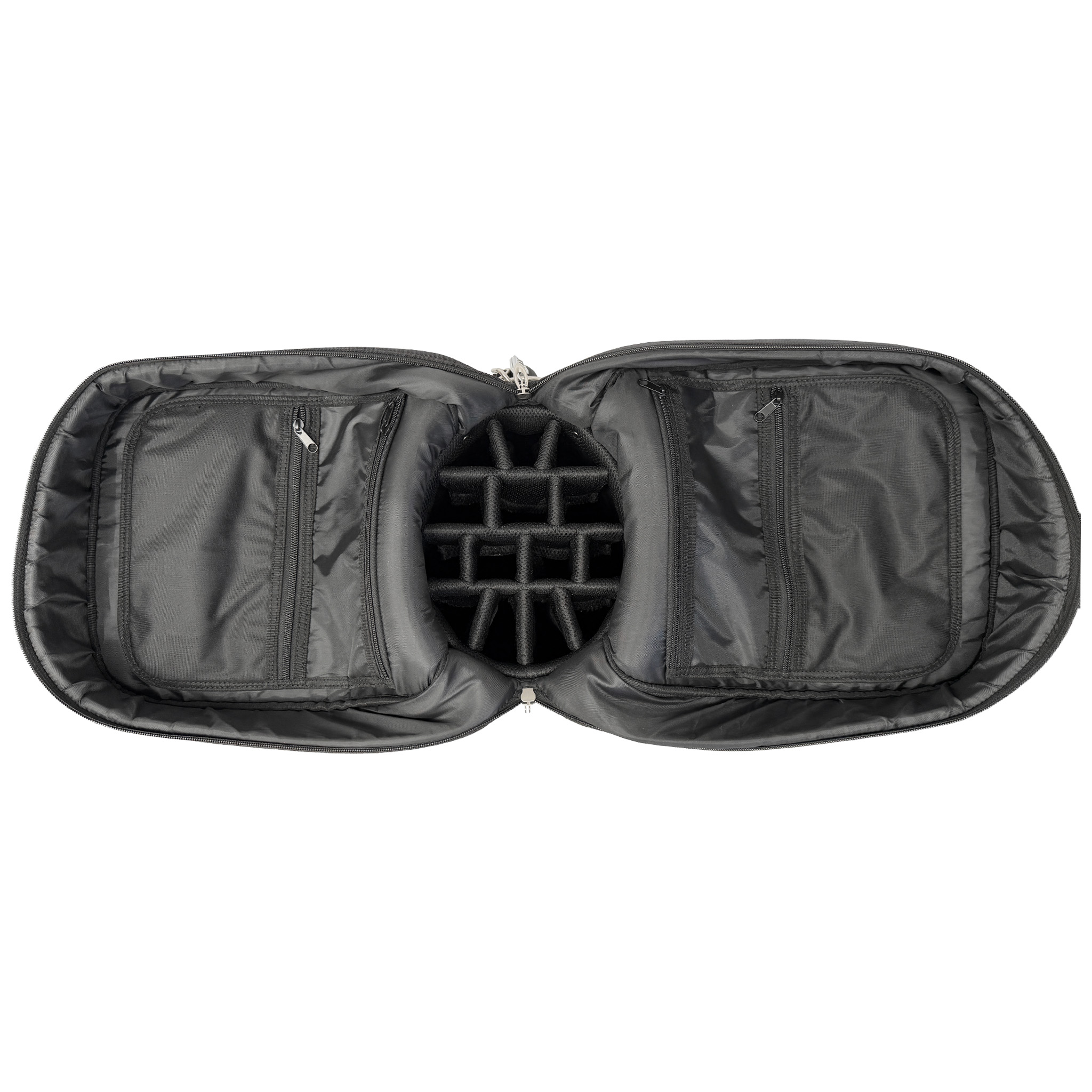 Stinger Premium Roller Travel Golf Bag - Black / Grey - Image 2