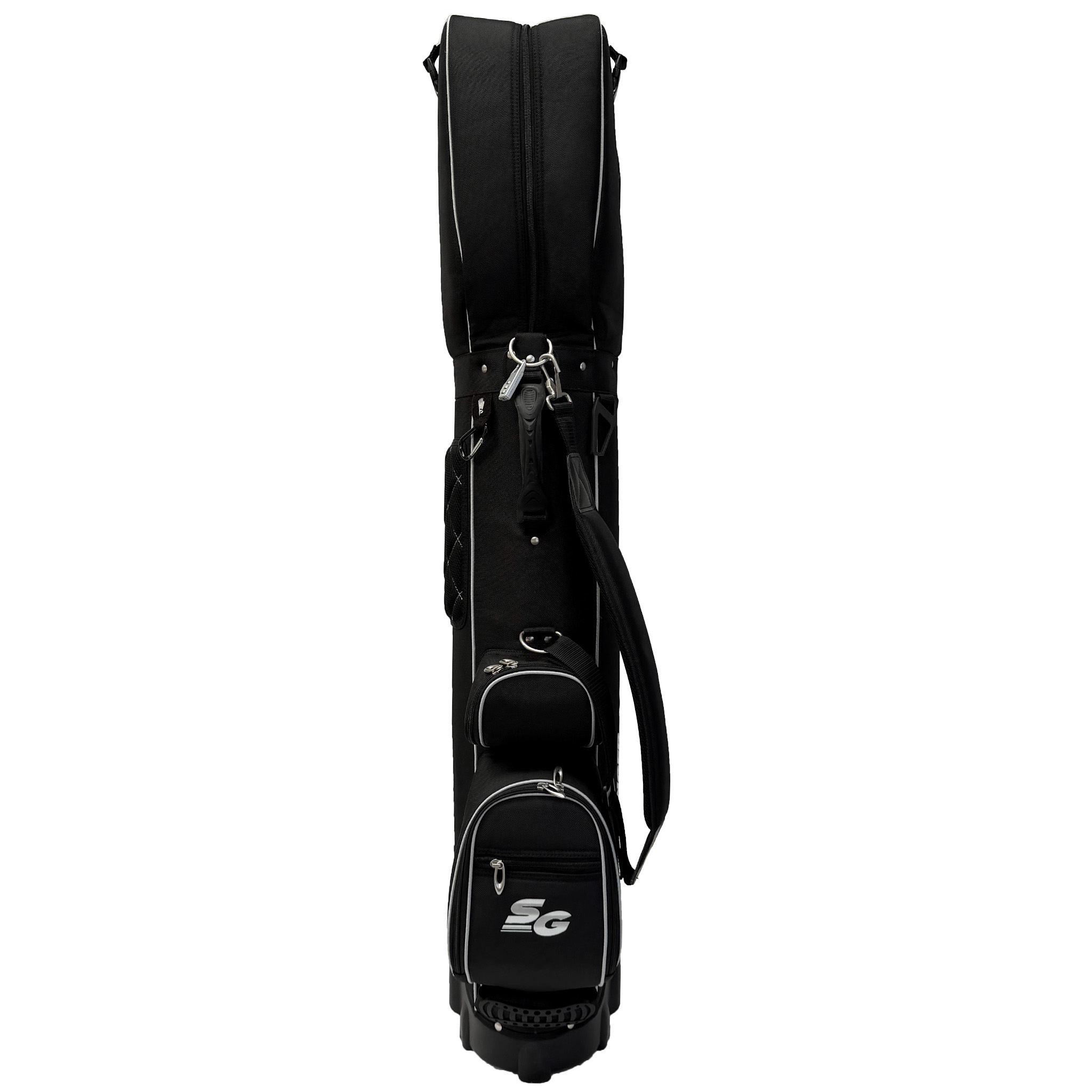 Stinger Premium Roller Travel Golf Bag - Black / Grey - Image 4