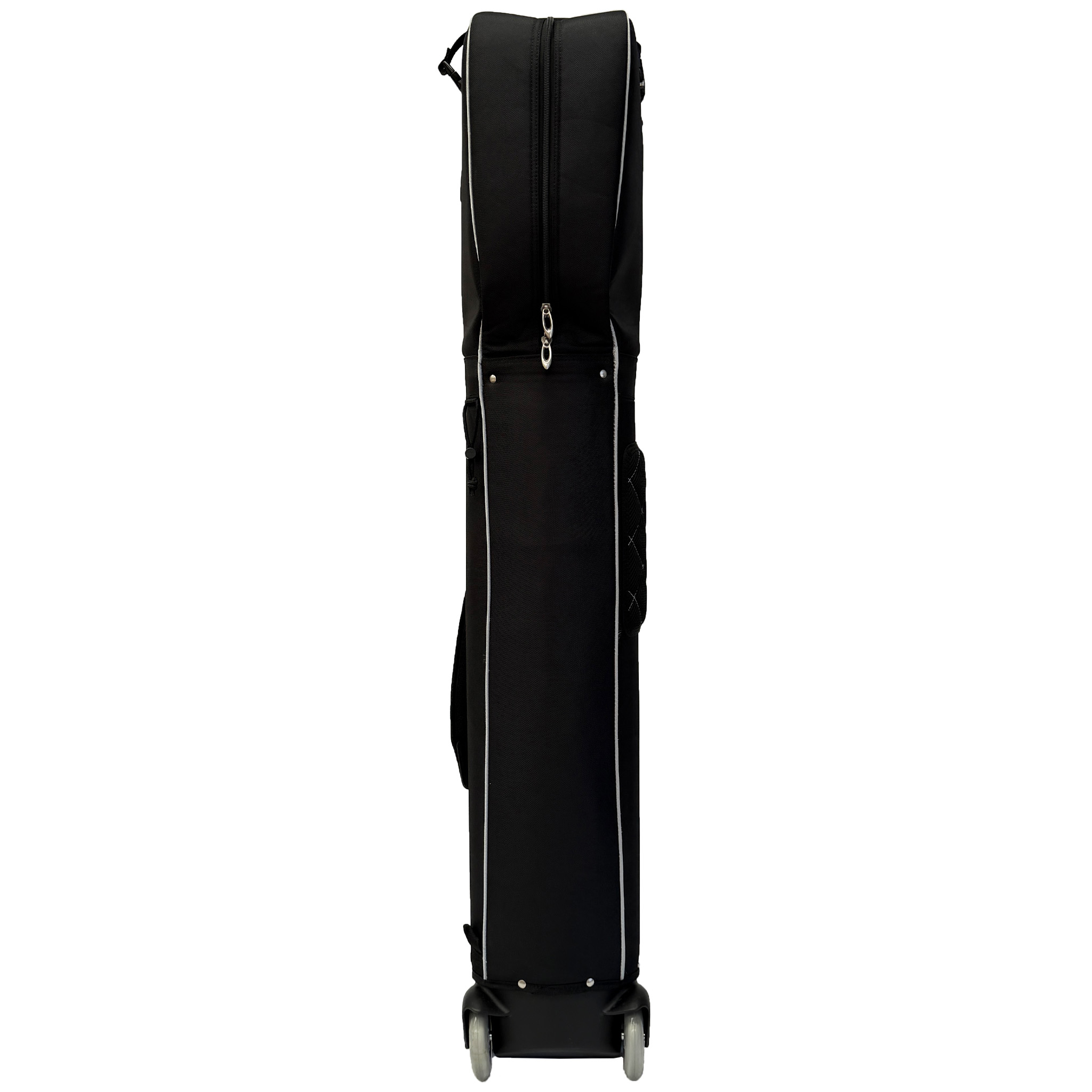 Stinger Premium Roller Travel Golf Bag - Black / Grey - Image 5