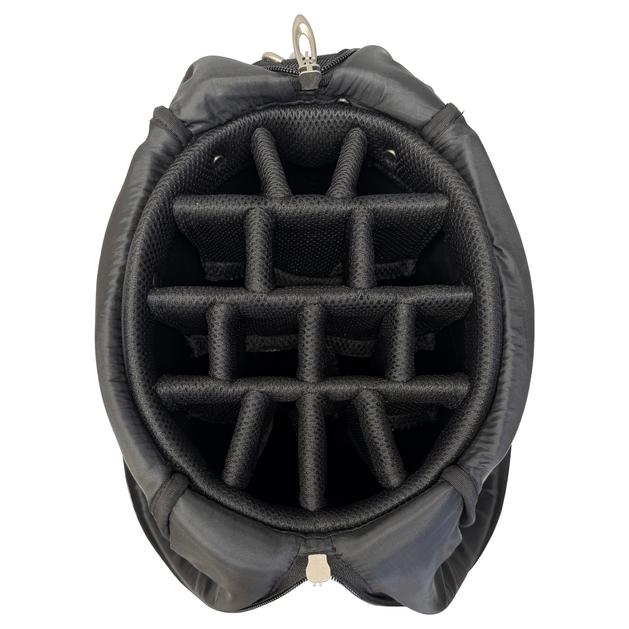 Stinger Premium Roller Travel Golf Bag - Black / Grey - Image 6
